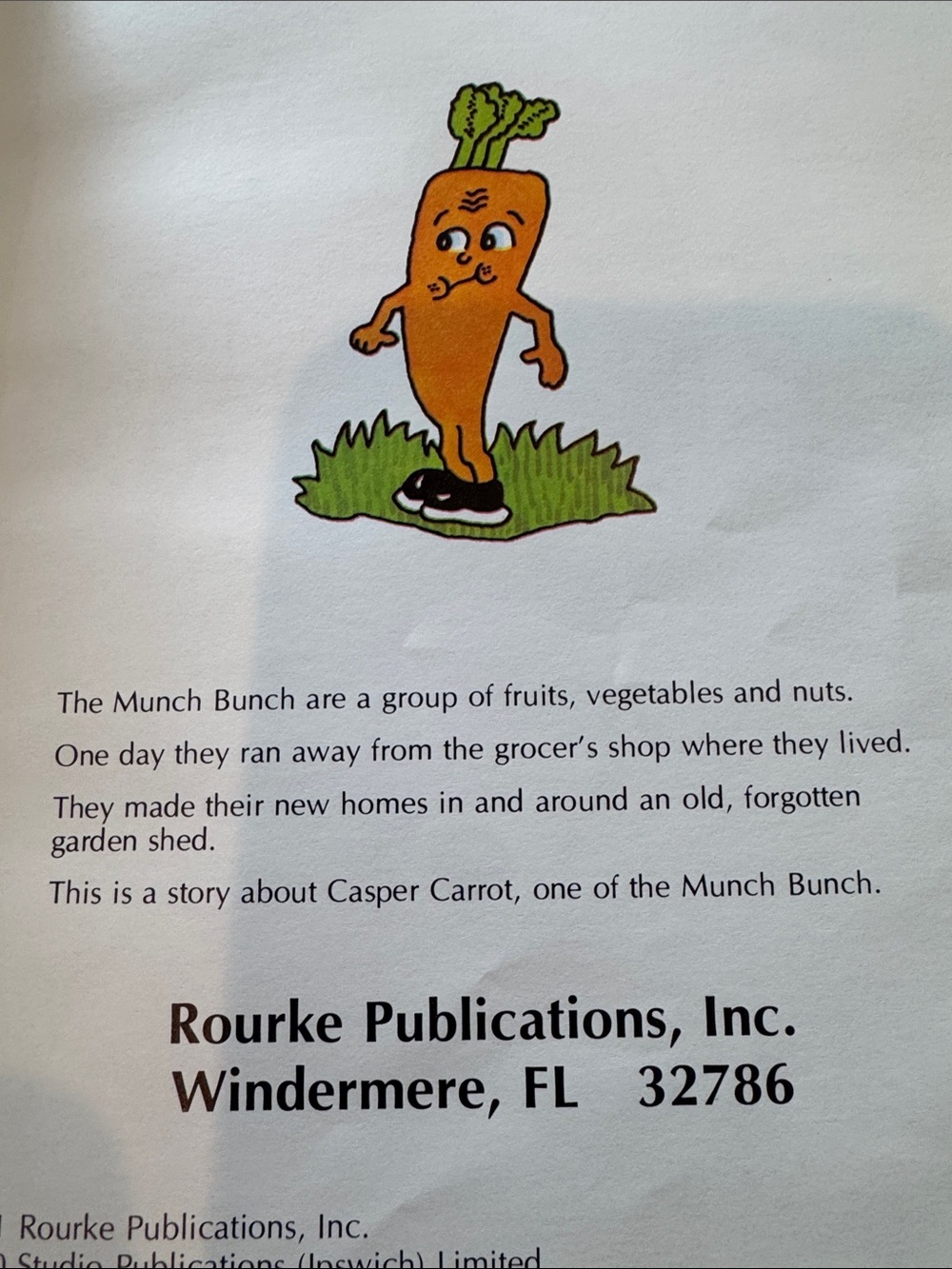 A Munch Bunch Book “Casper Carrot” by Giles Reed - Picture 6 of 12